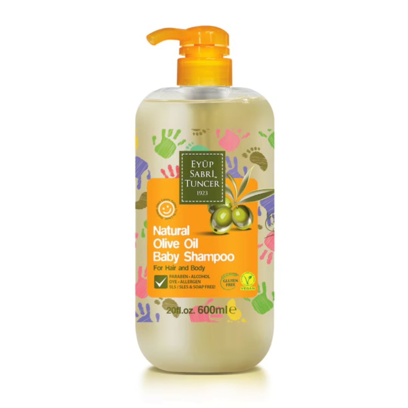 Шампоан коса и тяло за бебе Natural olive oil Shampoo 600мл. Eyup Sabri Tuncer