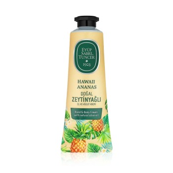 Крем за ръце и тяло с аромат на Ананас Hawaii Pineapple Hand and Body Cream 50мл. Eyup Sabri Tuncer Крем за ръце и тяло с аромат на Ананас Hawaii Pineapple Hand and Body Cream 50мл. Eyup Sabri Tuncer