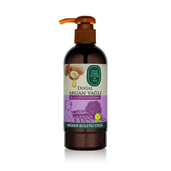 Натурален лосион за ръце и тяло с Масло от арган Natural Argan Oil Hand and Body Lotion 250мл. Eyup Sabri Tuncer Натурален лосион за ръце и тяло с Масло от арган Natural Argan Oil Hand and Body Lotion 250мл. Eyup Sabri Tuncer