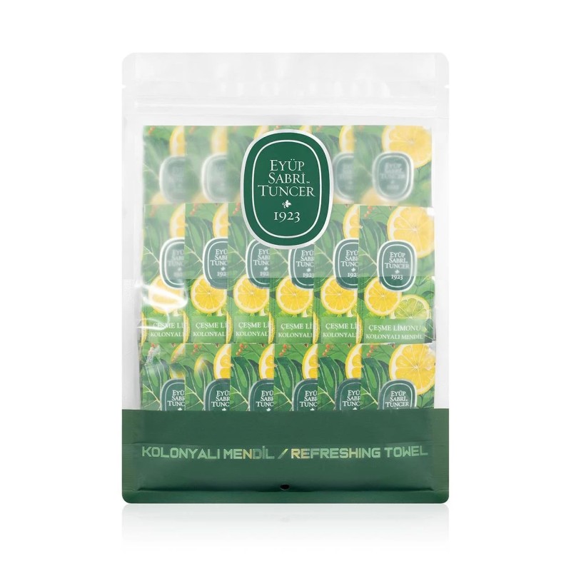 Освежаващи кърпички за ръце с аромат на Лимон Lemon Refreshing Towel 150 бр. Eyup Sabri Tuncer Освежаващи кърпички за ръце с аромат на Лимон Lemon Refreshing Towel 150 бр. Eyup Sabri Tuncer