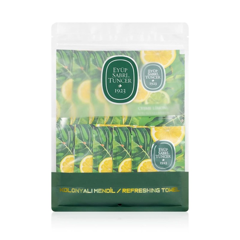 Освежаващи кърпички за ръце с аромат на Лимон Lemon Refreshing Towel 50бр. Eyup Sabri Tuncer Освежаващи кърпички за ръце с аромат на Лимон Lemon Refreshing Towel 50бр. Eyup Sabri Tuncer