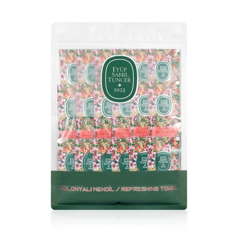 Освежаващи кърпички за ръце с аромат на Японска Череша Japanese Cherry Refreshing Towel 150бр. Eyup Sabri Tuncer Освежаващи кърпички за ръце с аромат на Японска Череша Japanese Cherry Refreshing Towel 150бр. Eyup Sabri Tuncer
