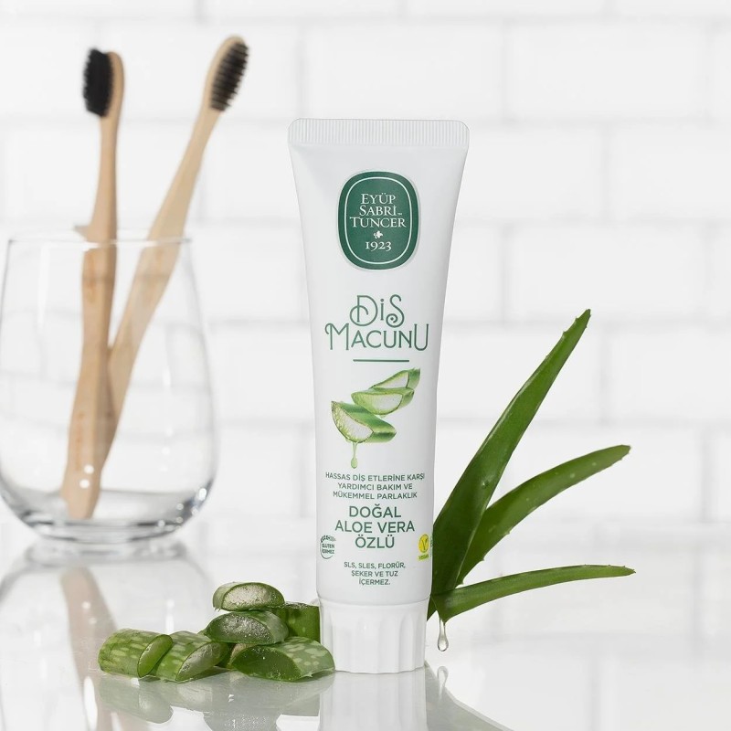 Паста за зъби с Натурален Екстракт от Алое Вера Toothpaste  90мл. Eyup Sabri Tuncer 