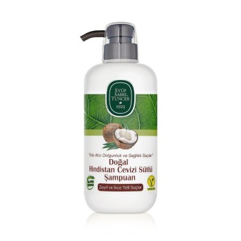 Шампоан за слаба и тънка коса кокосово мляко Natural Coconut Milk Shampoo 600мл. Eyup Sabri Tuncer