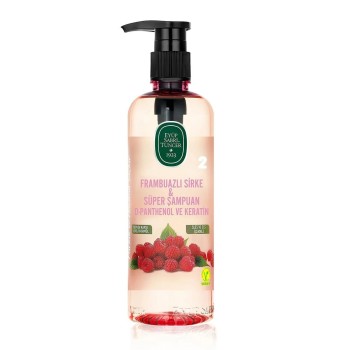 Супер шампоан за коса против пърхот с екстракт от малини Raspberry Vinegar & Super Shampoo 500 мл. Eyup Sabri Tuncer