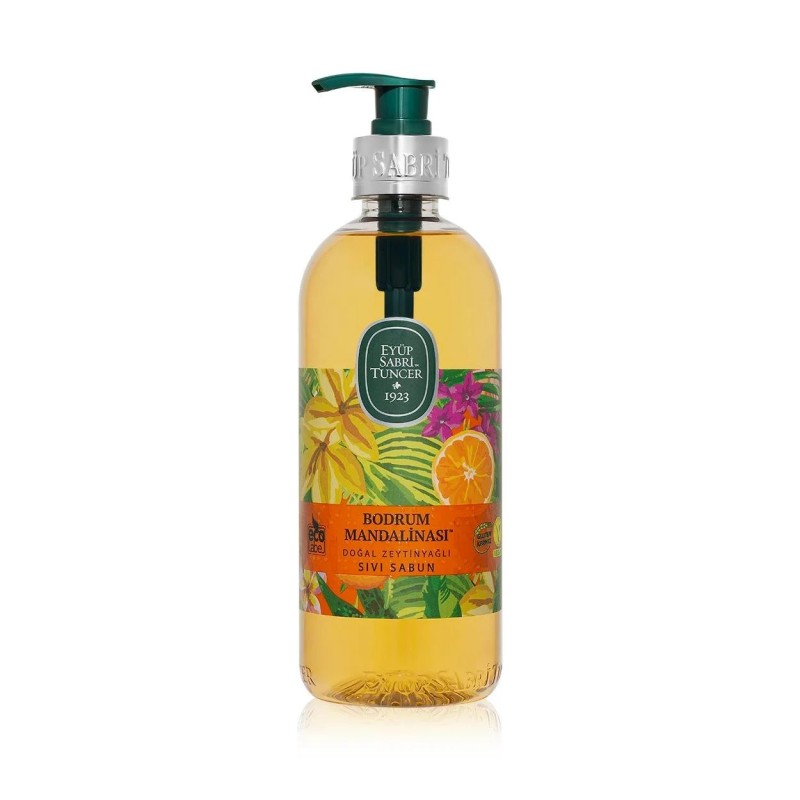 Натурален течен сапун  с аромат на Мандарина Bodrum Mandarin  Liquid Soap   500мл. Eyüp Sabri Tuncer